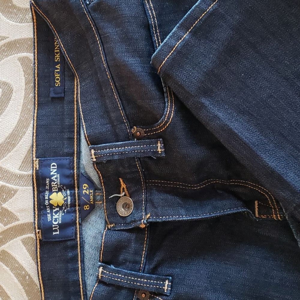 Lucky Brand Sofia Skinny Blue Jeans